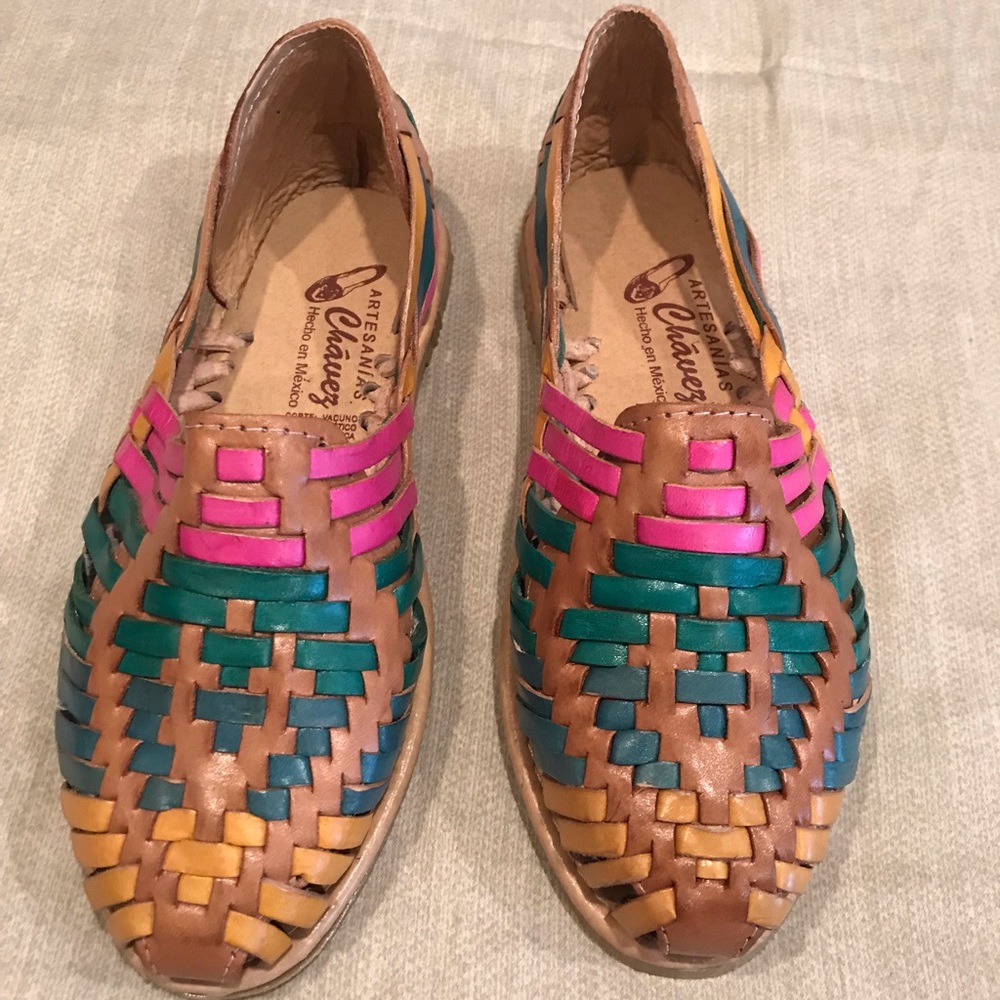 Authentic Mexican leather sandals ( huaraches)